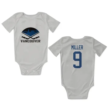 J.T. Miller Vancouver Canucks  Infant & Newborn Bodysuit  - White