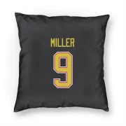 J.T. Miller Vancouver Canucks  Pillow Cover (18 X 18) - Black