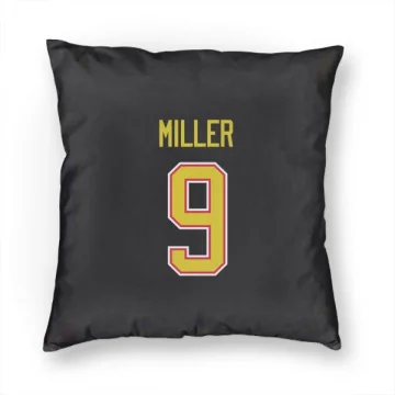 J.T. Miller Vancouver Canucks  Pillow Cover (18 X 18) - Black