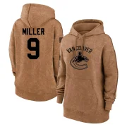 J.T. Miller Women's Vancouver Canucks 2023 Salute to Service Pullover Hoodie Brown