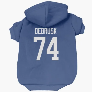 Jake DeBrusk Vancouver Canucks  Dog & Cat Pet Hoodie - Blue