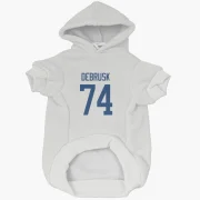 Jake DeBrusk Vancouver Canucks  Dog & Cat Pet Hoodie - White