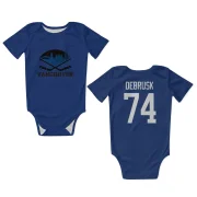 Jake DeBrusk Vancouver Canucks  Infant & Newborn Bodysuit - Blue