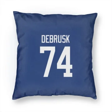 Jake DeBrusk Vancouver Canucks  Pillow Cover (18 X 18) - Blue