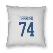 Jake DeBrusk Vancouver Canucks  Pillow Cover (18 X 18) - White