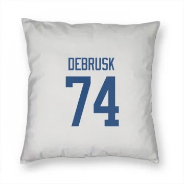 Jake DeBrusk Vancouver Canucks  Pillow Cover (18 X 18) - White