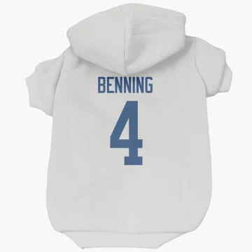 Jim Benning Vancouver Canucks  Dog & Cat Pet Hoodie - White