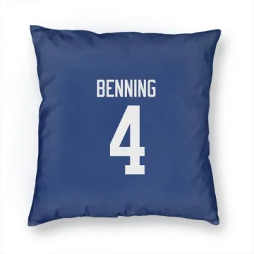 Jim Benning Vancouver Canucks  Pillow Cover (18 X 18) - Blue