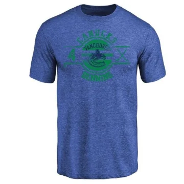 Jim Benning Men's Vancouver Canucks Branded Insignia T-Shirt - Royal