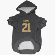 Jyrki Lumme Vancouver Canucks  Dog & Cat Pet Hoodie - Black