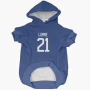 Jyrki Lumme Vancouver Canucks  Dog & Cat Pet Hoodie - Blue