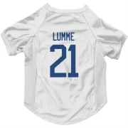 Jyrki Lumme Vancouver Canucks  Dog & Cat Pet Jersey - White