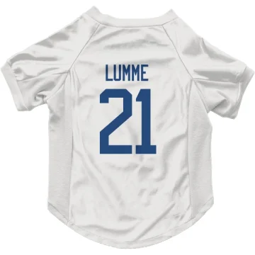 Jyrki Lumme Vancouver Canucks  Dog & Cat Pet Jersey - White