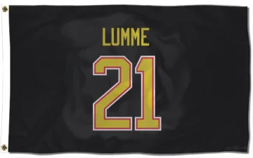 Jyrki Lumme Vancouver Canucks  Flag (3 X 5) - Black