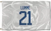 Jyrki Lumme Vancouver Canucks  Flag (3 X 5) - White