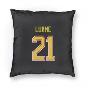 Jyrki Lumme Vancouver Canucks  Pillow Cover (18 X 18) - Black