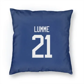 Jyrki Lumme Vancouver Canucks  Pillow Cover (18 X 18) - Blue