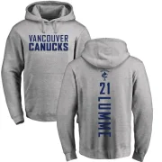 Jyrki Lumme Men's Vancouver Canucks Branded Ash Backer Pullover Hoodie