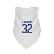 Kevin Lankinen Vancouver Canucks  Dog & Cat Pet Bandana - White