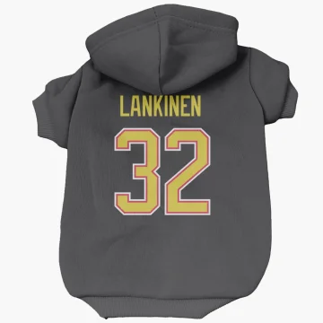 Kevin Lankinen Vancouver Canucks  Dog & Cat Pet Hoodie - Black