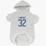 Kevin Lankinen Vancouver Canucks  Dog & Cat Pet Hoodie - White