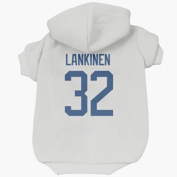 Kevin Lankinen Vancouver Canucks  Dog & Cat Pet Hoodie - White