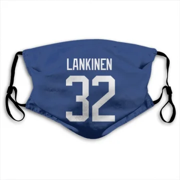 Kevin Lankinen Vancouver Canucks  Face Mask - Blue