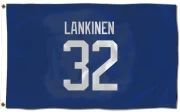 Kevin Lankinen Vancouver Canucks  Flag (3 X 5) - Blue