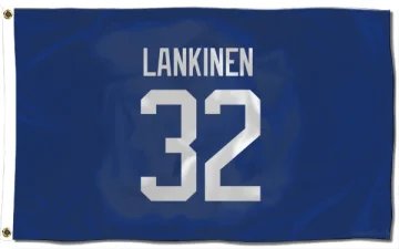 Kevin Lankinen Vancouver Canucks  Flag (3 X 5) - Blue