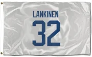 Kevin Lankinen Vancouver Canucks  Flag (3 X 5) - White