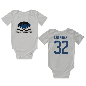 Kevin Lankinen Vancouver Canucks  Infant & Newborn Bodysuit - White