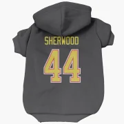 Kiefer Sherwood Vancouver Canucks  Dog & Cat Pet Hoodie - Black