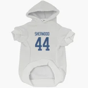 Kiefer Sherwood Vancouver Canucks  Dog & Cat Pet Hoodie - White