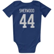 Kiefer Sherwood Vancouver Canucks  Infant & Newborn Bodysuit - Blue