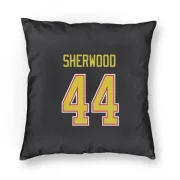 Kiefer Sherwood Vancouver Canucks  Pillow Cover (18 X 18) - Black