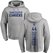 Kiefer Sherwood Youth Vancouver Canucks Branded Ash Backer Pullover Hoodie