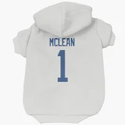 Kirk Mclean Vancouver Canucks  Dog & Cat Pet Hoodie - White