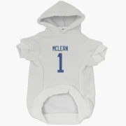 Kirk Mclean Vancouver Canucks  Dog & Cat Pet Hoodie - White