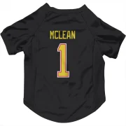 Kirk Mclean Vancouver Canucks  Dog & Cat Pet Jersey - Black