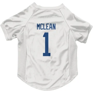 Kirk Mclean Vancouver Canucks  Dog & Cat Pet Jersey - White