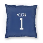 Kirk Mclean Vancouver Canucks  Pillow Cover (18 X 18) - Blue