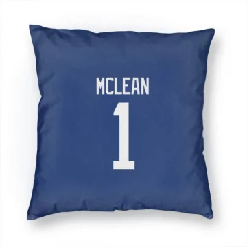 Kirk Mclean Vancouver Canucks  Pillow Cover (18 X 18) - Blue