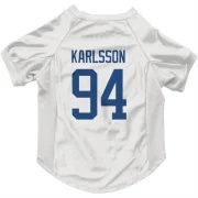 Linus Karlsson Vancouver Canucks  Dog & Cat Pet Jersey - White