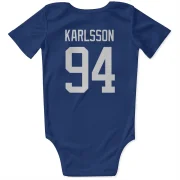 Linus Karlsson Vancouver Canucks  Infant & Newborn Bodysuit - Blue