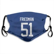 Mark Friedman Vancouver Canucks  Face Mask - Blue