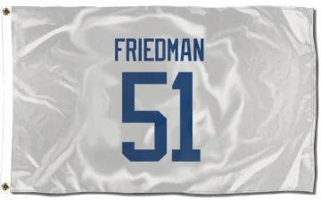 Mark Friedman Vancouver Canucks  Flag (3 X 5) - White