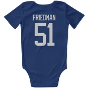 Mark Friedman Vancouver Canucks  Infant & Newborn Bodysuit - Blue