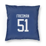 Mark Friedman Vancouver Canucks  Pillow Cover (18 X 18) - Blue