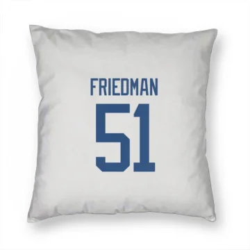 Mark Friedman Vancouver Canucks  Pillow Cover (18 X 18) - White