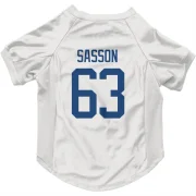 Max Sasson Vancouver Canucks  Dog & Cat Pet Jersey - White